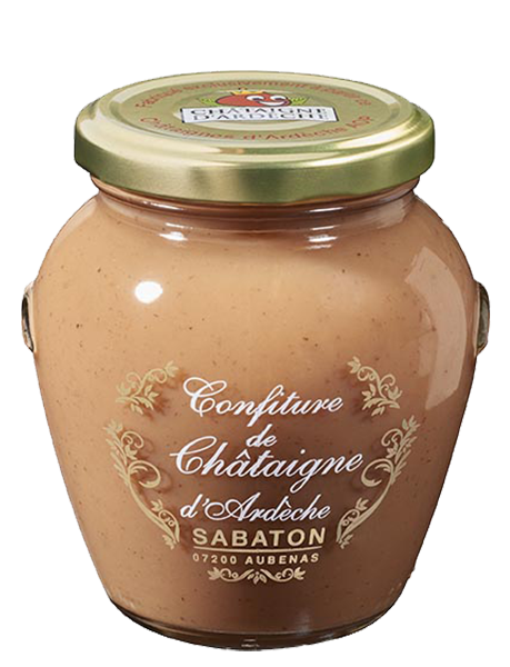 Pot de confiture de chataignes